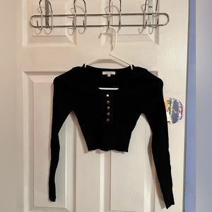 Black long sleeve shirt